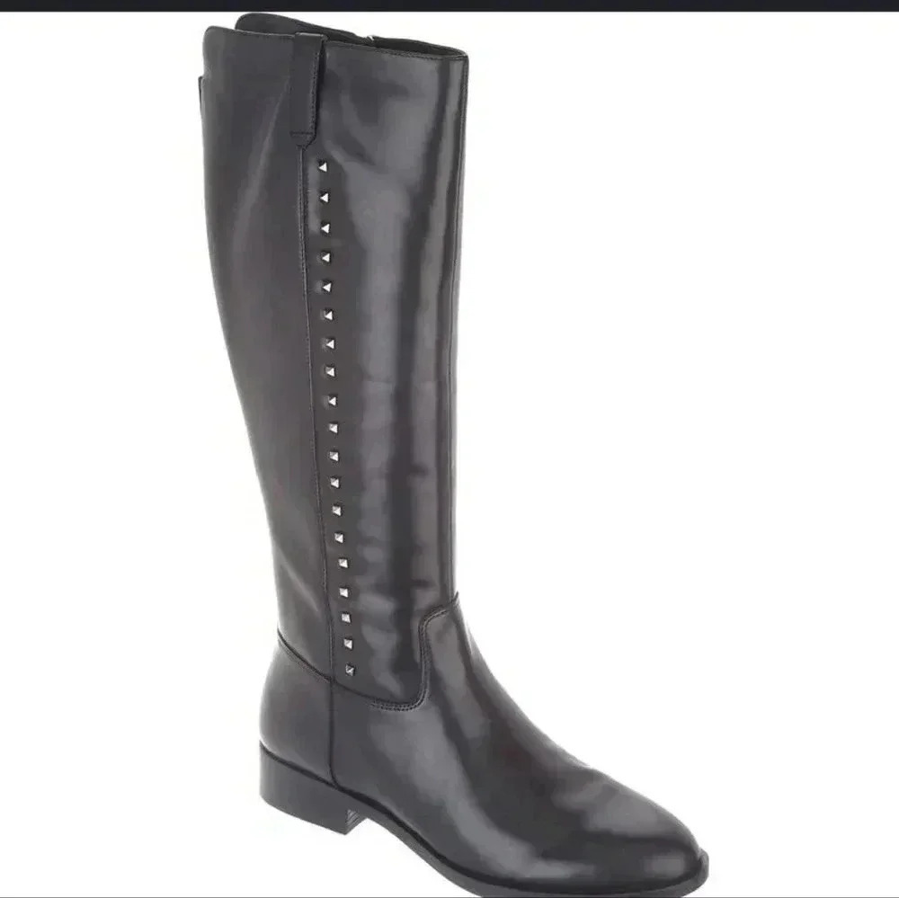 Marc Fischer Secrit studded black leather boots